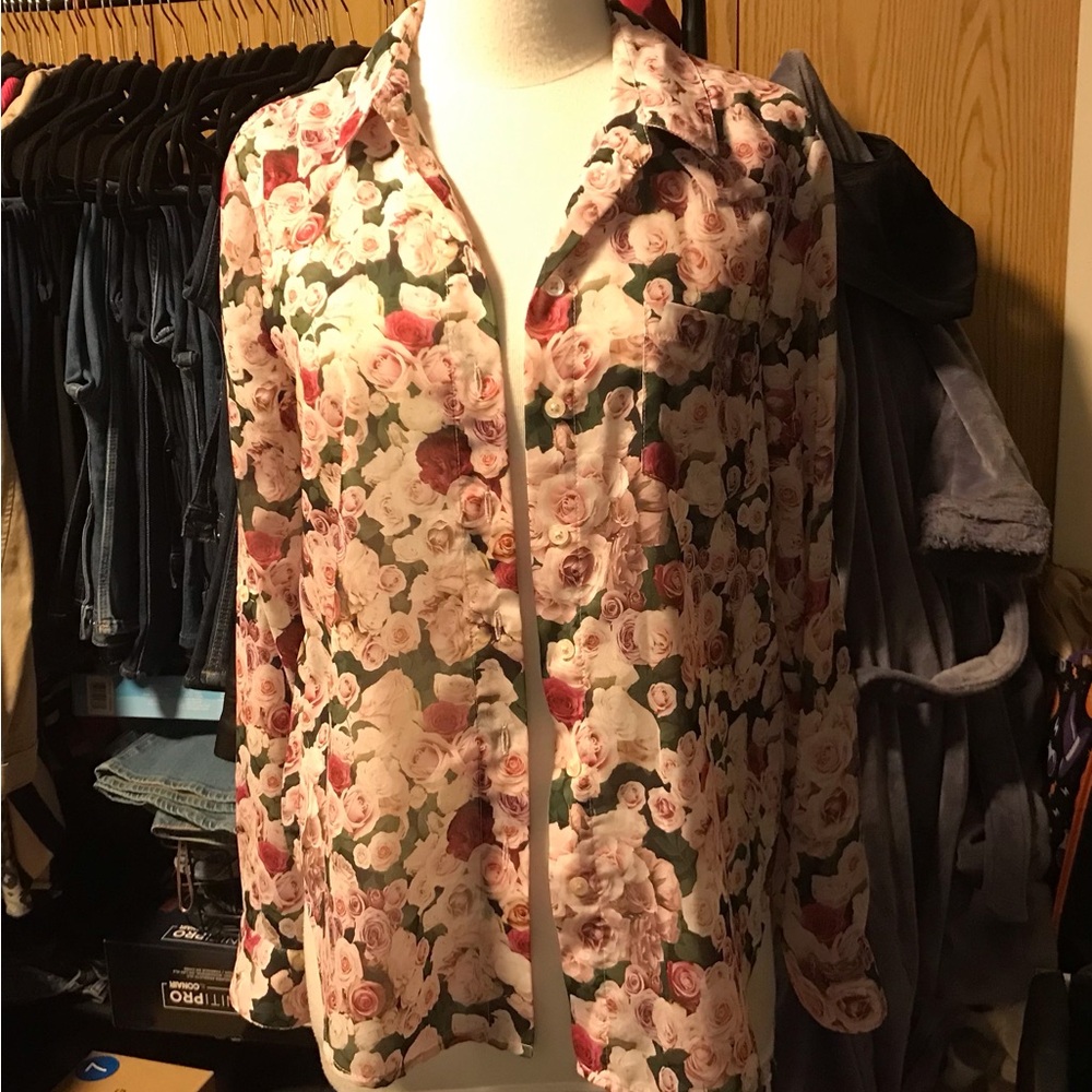 Ladies button down shirt